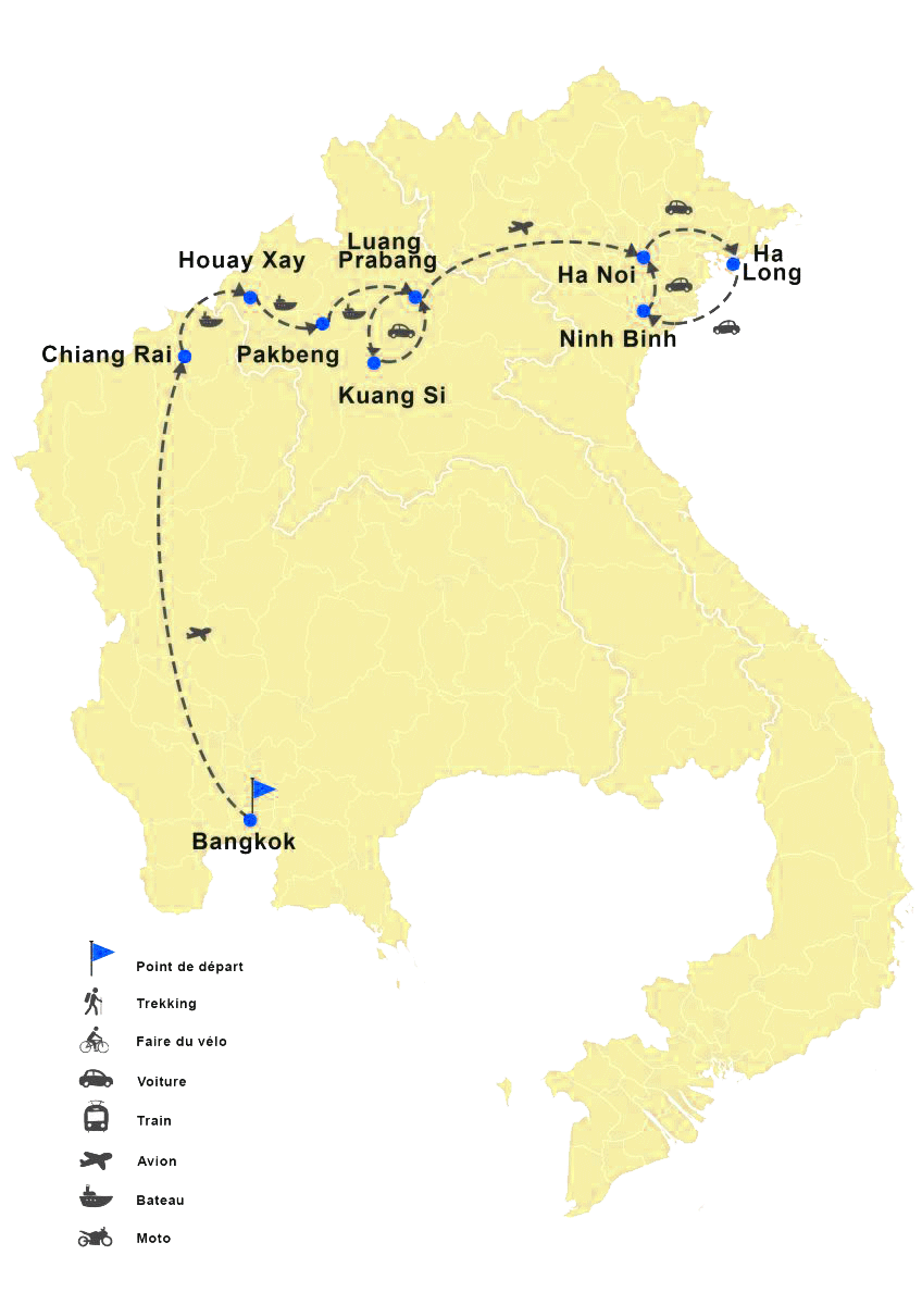 Nord des Pays de l'Indochine 11 Jours