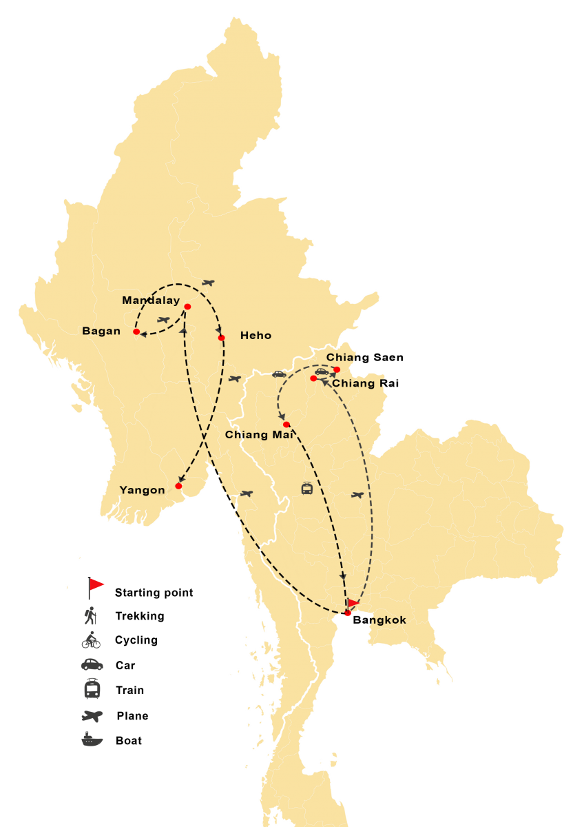 Majestic of Thailand and Myanmar 20 Days