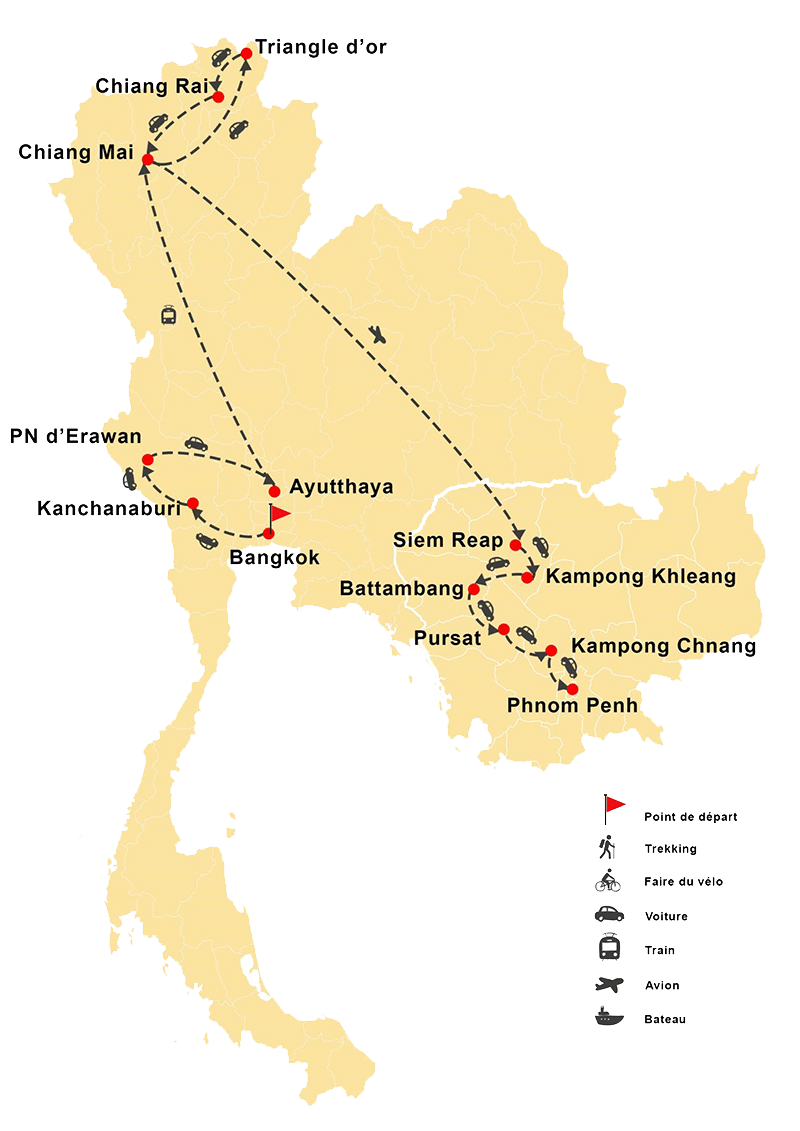 Thailande et Cambodge 20 jours