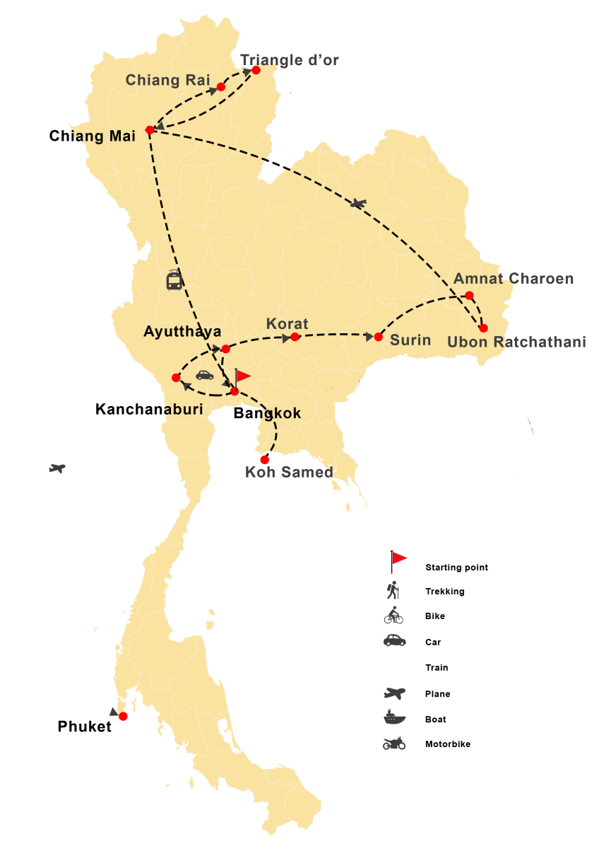 Thaïlande Splendide 15 jours 14 nuits
