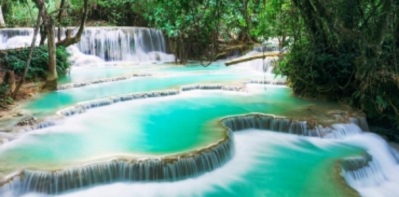 Day 13: Luang Prabang- Elephant Village – Kuang Si Waterfall (B)