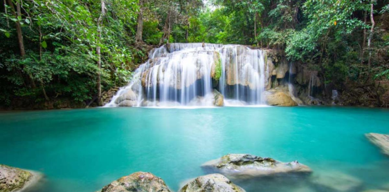 Jour 4 : Kanchanaburi – Chute d’Erawan – Ayutthaya (B)
