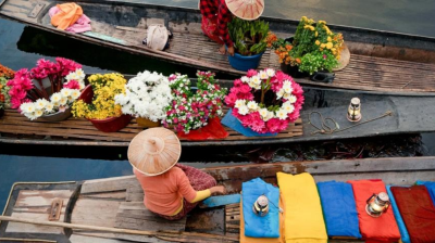 Marché flottant d'Amphawa