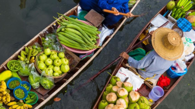 Le marché de Tha Kha