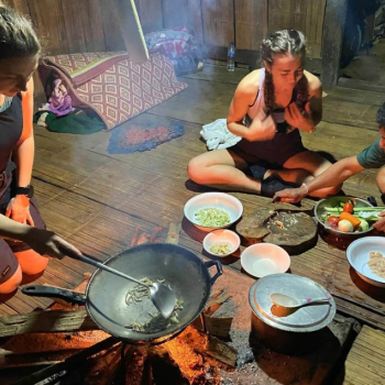 Randonnéee dans les villages d'Arka & lahu 1 jour