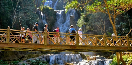 Day 12: Luang Prabang- Elephant Village – Kuang Si warterfall (B)