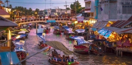 Day 3: Bangkok - Railway market + Amphawa Floating Market (B)