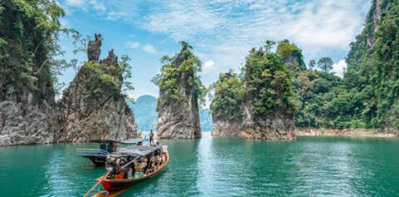 Day 9: Chiang Mai- Flight to Surat Thani – Khao Sok national park- Canoe Trip (JOIN-IN, SIC) (B) No guide in Surat Thani