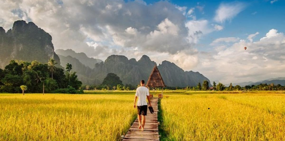 Jour 11 : Vang Vieng - Visite de la ville (B)