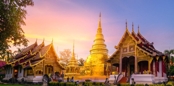 Journée : trois temples  & cyclo pousse - Doi Suthep