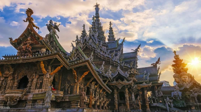 Le sanctuaire de la Vérité à Pattaya
