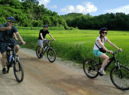 Demi-journée de balade en vélo à Chiang Rai
