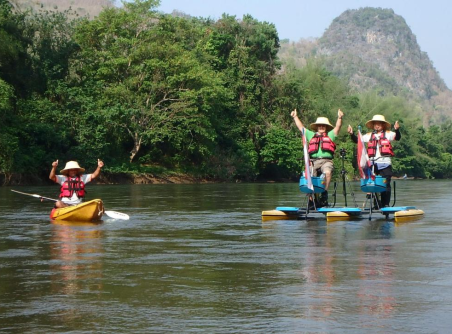 Cascade d'Erawan & Canoing sur la rivière de Kwai 1 jour