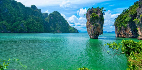 Ao Nang - Plage de Phranang- île de Poulet - Ile de Tup - île de Poda (L)