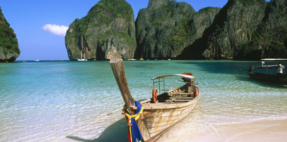 Phuket - Khai Nui - Phi Phi Leh - Lohsama - Grotte de Viking - Phi Phi Don - Plage de Singes - Khai Nok (L)