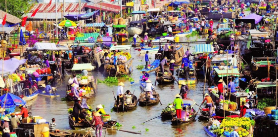 Day 8: Can Tho- Cai Rang Floating Market – Rach Gia- Speed boat to Phu Quoc Island (B)